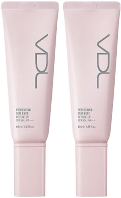브이디엘 퍼펙팅 선 베이스 40ml, 02톤업, 2개