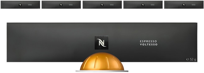 네스프레소 버츄오 볼테소 캡슐커피, 5.2g, 10개입, 6개