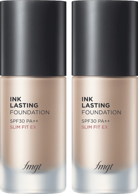 THE FACE SHOP 菲詩小舖 fmgt 台灣公司貨 貼妝持久粉底液, 2瓶, V203