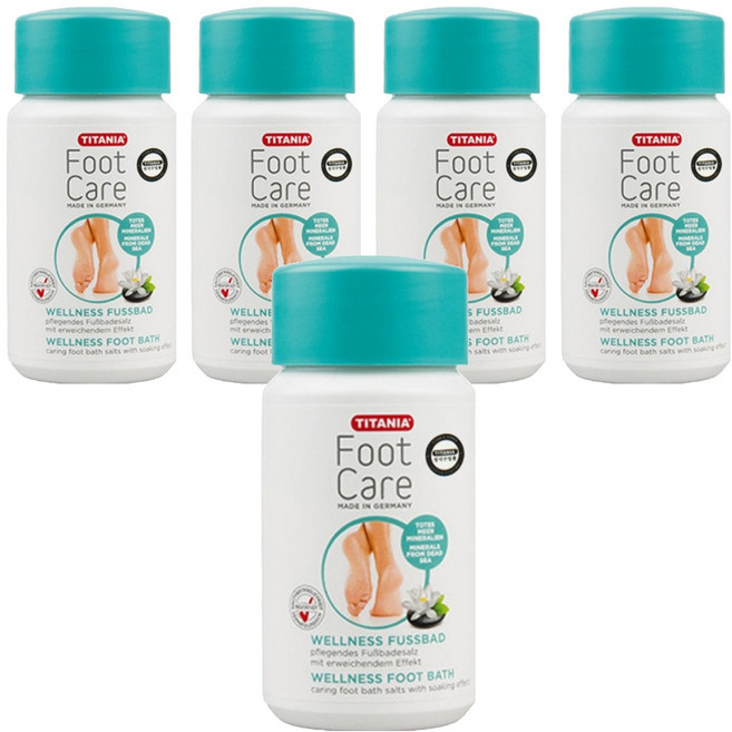 티타니아 족욕소금, 250g, 5개