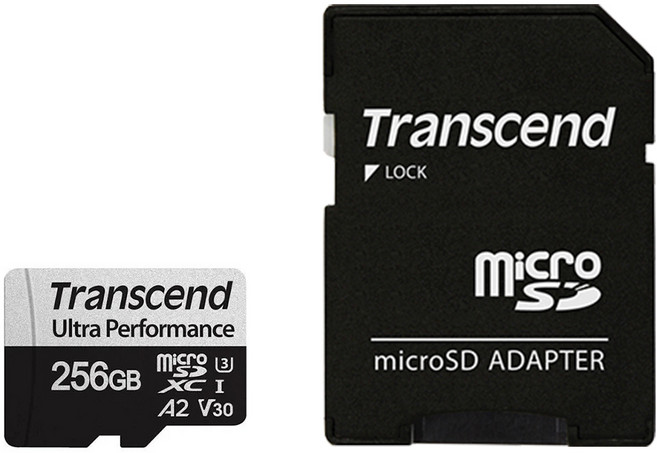 Transcend 創見 MicroSD U3 A2 340S遊戲機/空拍機專用記憶卡, 256GB, 1個
