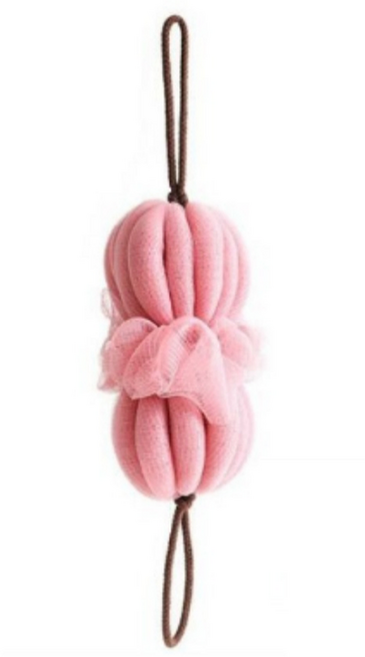 늘어나는 플라워 슬링 샤워볼, 핑크, 1개입, 1개