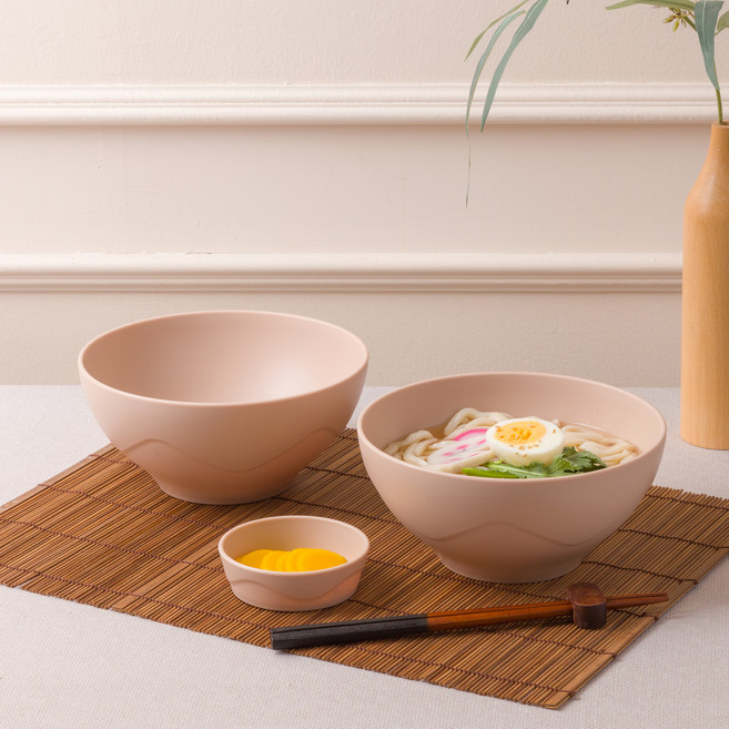 아띠홈 올더플레이트 면기 2p + 찬기 2p 세트, 베이지, 1세트