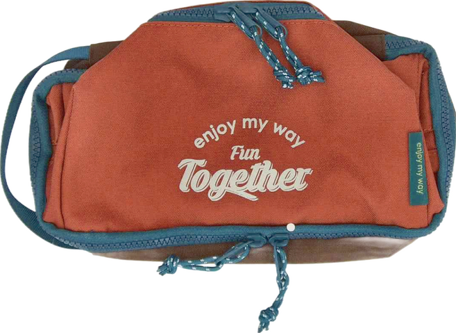 m square 雙層乾溼分離洗漱包