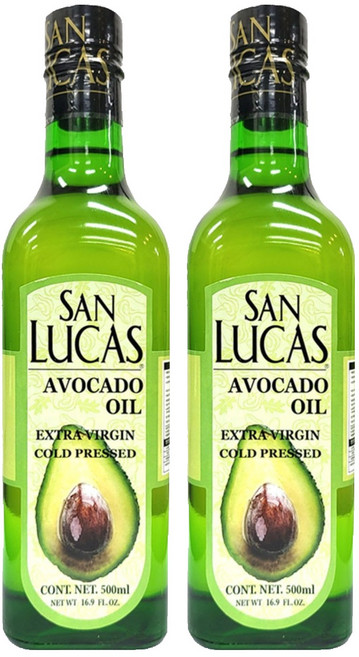 산루카스 엑스트라버진 아보카도 오일, 500ml, 2개