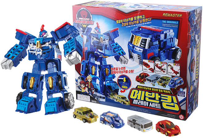 터닝메카드 W 에반킹 플레이 세트 배틀로봇, 혼합색상, 1개