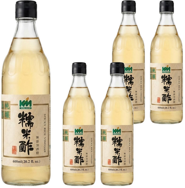 KOKUMORI 穀盛 糯米酢, 600ml, 5瓶