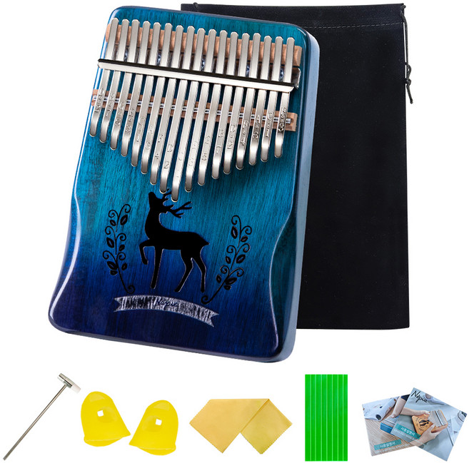 나푸아 베벨컷 코아 17음계 칼림바 NK7K, 1개