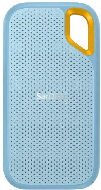 SanDisk 晟碟 Extreme 行動固態硬碟 3.96 x 2.06 x 0.35cm, 2TB, 天藍色