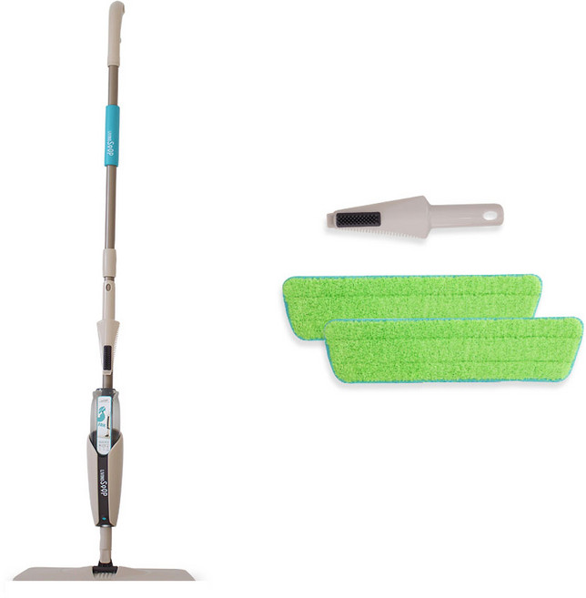 리빙숲 스프레이 밀대걸레+극세사 걸레 2개+클리너 1개, 1세트