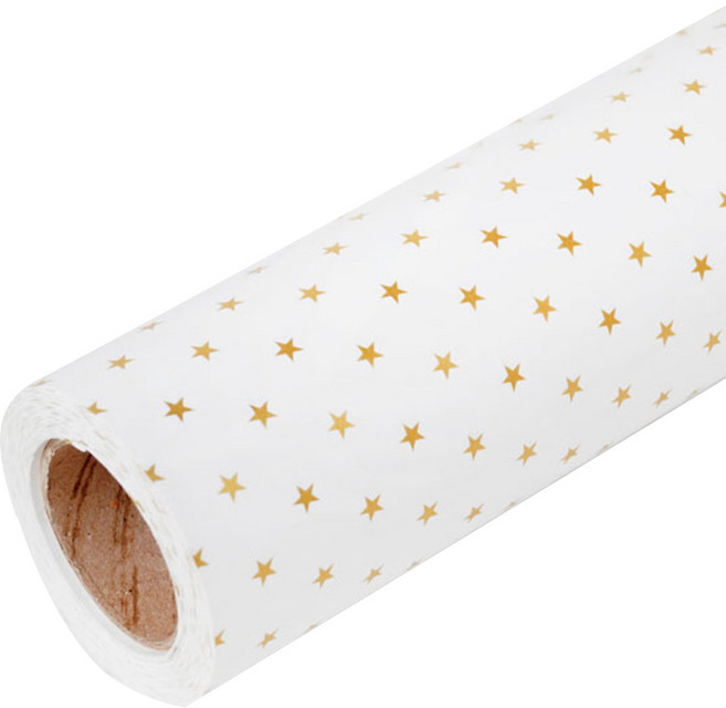 포인트스타 종이롤 포장지 대, 금색, 1개