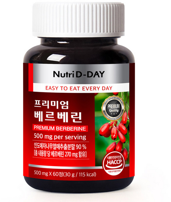 뉴트리디데이 프리미엄 베르베린, 60정, 30g, 1개
