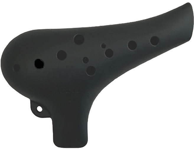 日常閃耀 中音C調陶笛, 霧面黑, 不適用, 1個