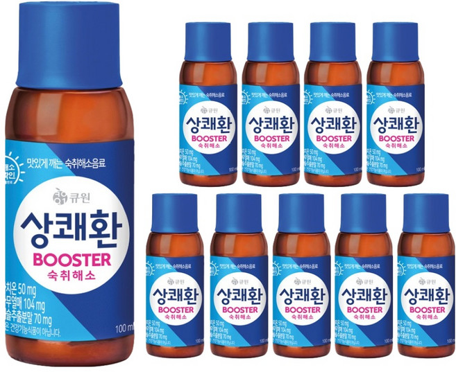 상쾌환 부스터 숙취해소음료, 100ml, 10개