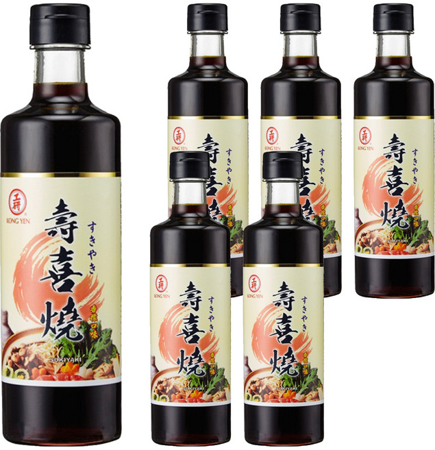 KONG YEN 工研 香檸壽喜燒醬, 320ml, 6瓶