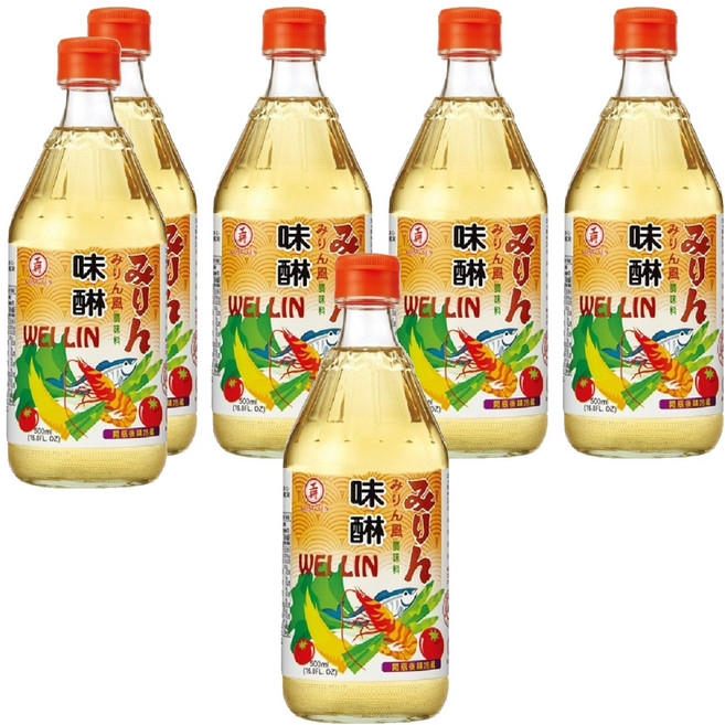 KONG YEN 工研 味醂, 500ml, 6瓶