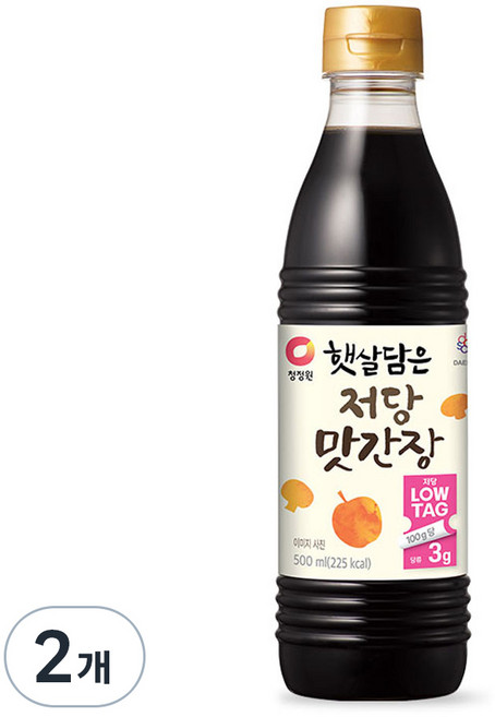 햇살담은 저당 맛간장, 500ml, 2개
