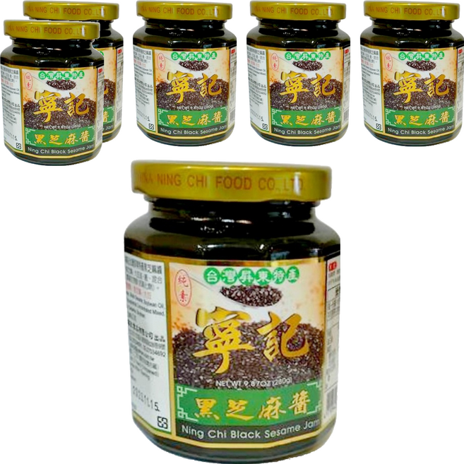 寧記 黑芝麻醬, 280g, 6罐