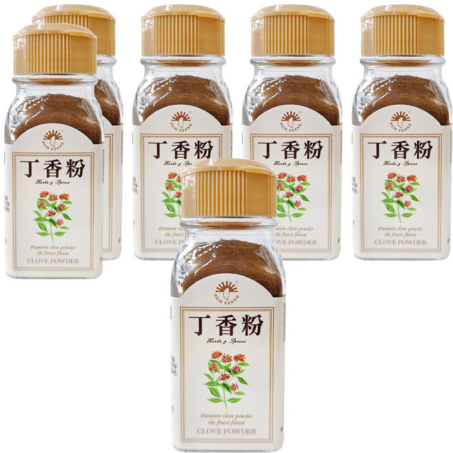 新光洋菜 丁香粉 台灣產, 25g, 6瓶
