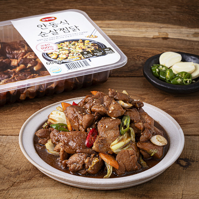 한강씨엠 안동식 순살 찜닭, 600g, 1개