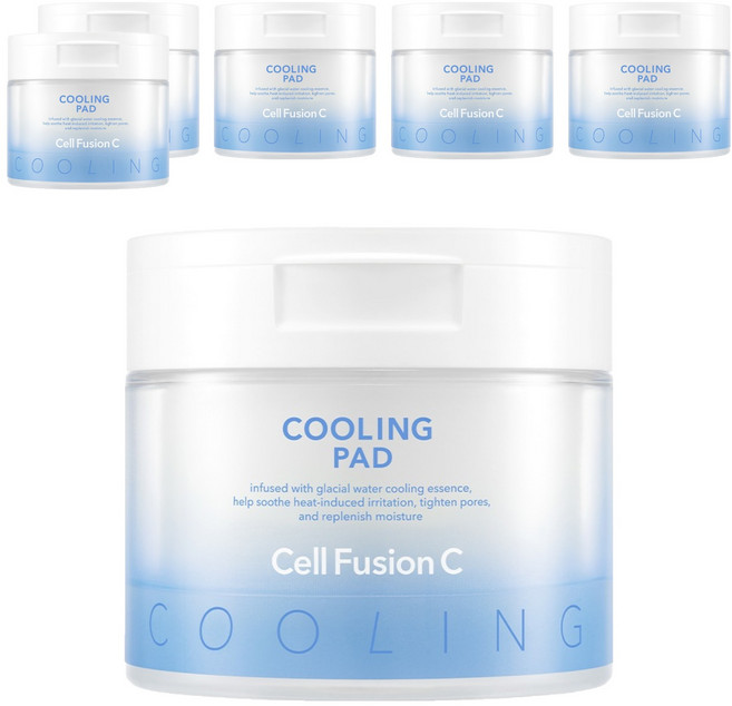 셀퓨전씨 포스트알파 쿨링 패드, 70매입, 6개