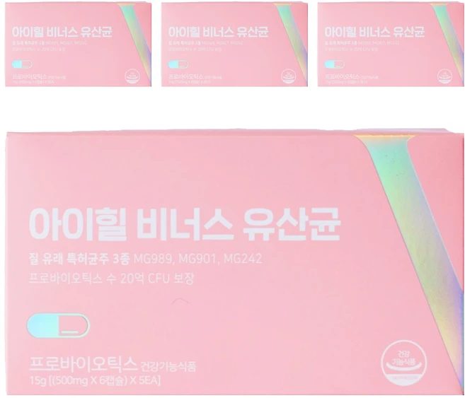 아이힐 비너스 유산균, 30정, 4개 - 쿠팡