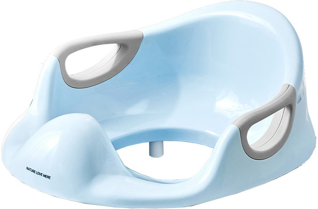 네이쳐러브메레 코지 핸들 아기 변기커버, 블루