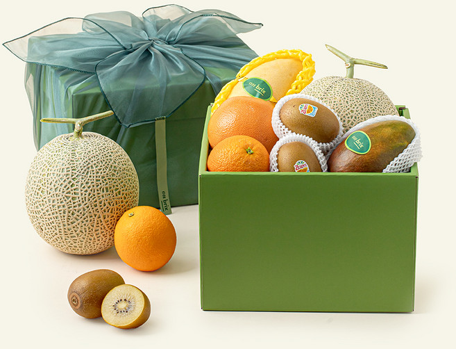 온브릭스 과일 6종 선물세트 토파즈 1호 3.62kg(고급보자기 포함), 1세트