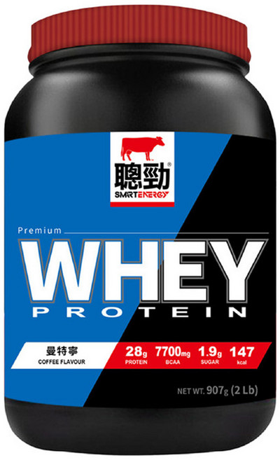 RED COW 紅牛 聰勁即溶乳清蛋白 曼特寧風味, 907g, 1罐