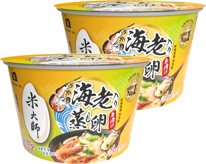 master mi 米大師 湯泡飯 鮮蝦蒸蛋泡飯, 235g, 2入
