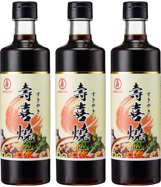 KONG YEN 工研 香檸壽喜燒醬, 320ml, 3瓶