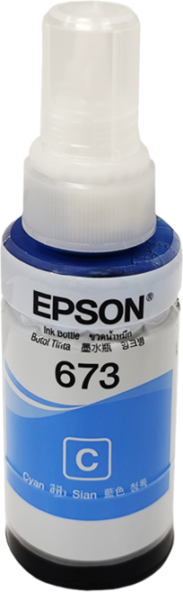 EPSON 正品墨水 T673 70ml, 藍色, 1瓶