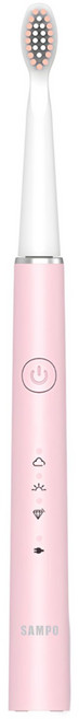 SAMPO 聲寶 五段式音波震動牙刷, 粉色, TB-Z21U1L-P, 1組