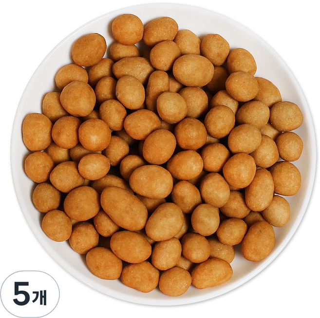웰넛 자연두레 로스티드피넛, 500g, 5개