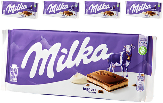 밀카 초콜릿 요거트, 100g, 5개