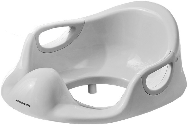 네이쳐러브메레 코지 핸들 아기 변기커버, 그레이