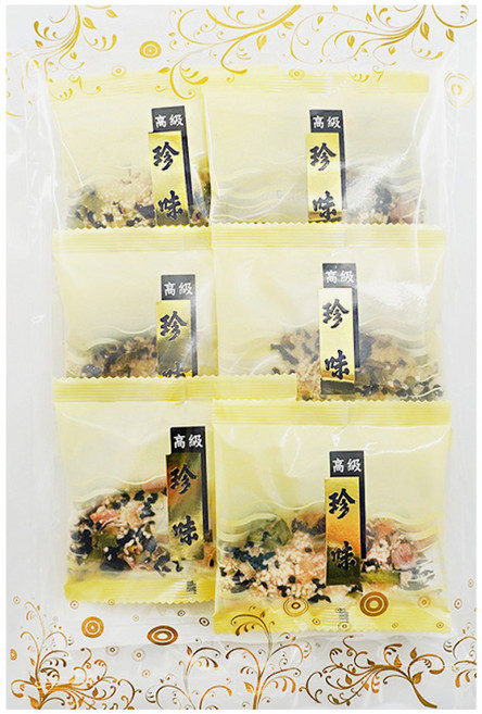 珍味 即時沖泡湯品 貝柱海帶芽湯 6包, 36g, 1袋