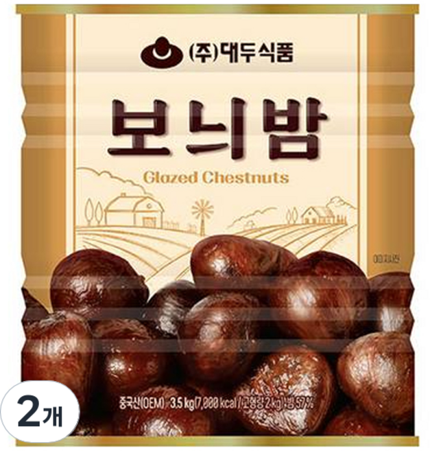 대두식품 보늬밤, 3.5kg, 2개