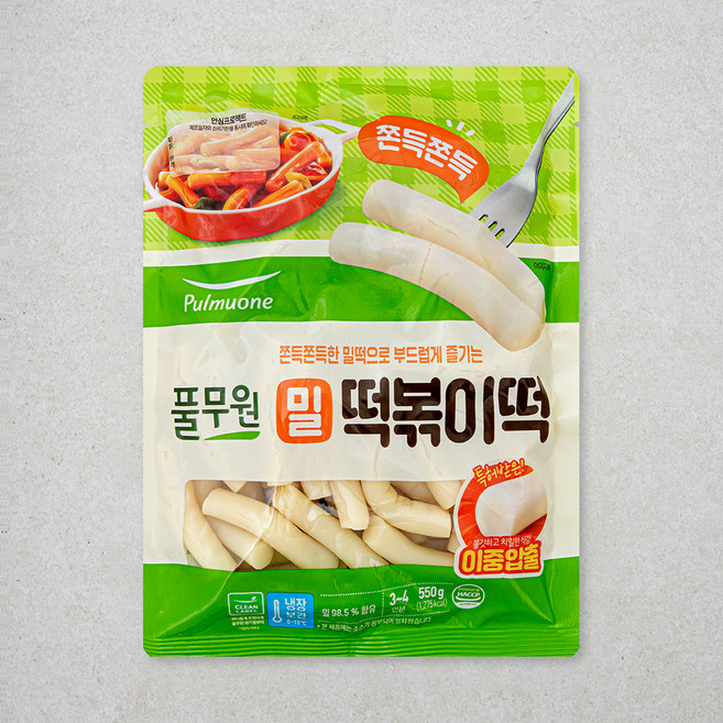 풀무원 밀떡볶이떡, 550g, 1개