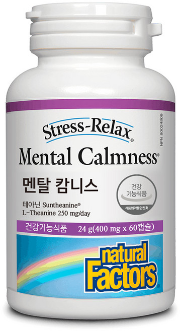 네추럴팩터스 멘탈 캄니스 테아닌, 1개, 24g