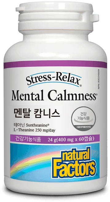 네추럴팩터스 멘탈 캄니스 테아닌, 1개, 24g - 쿠팡