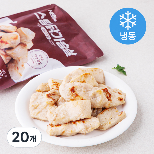 허닭 스팀 닭가슴살 오리지널 (냉동), 100g, 1개입, 20개