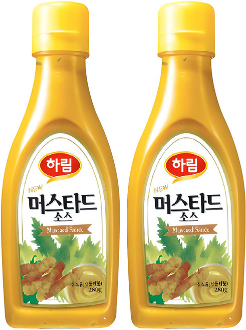 하림 뉴 머스타드 소스, 280g, 2개