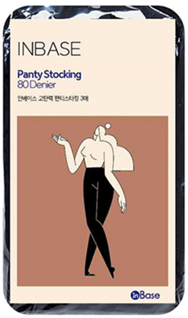 인베이스 고탄력 팬티 스타킹 80D 3p 세트