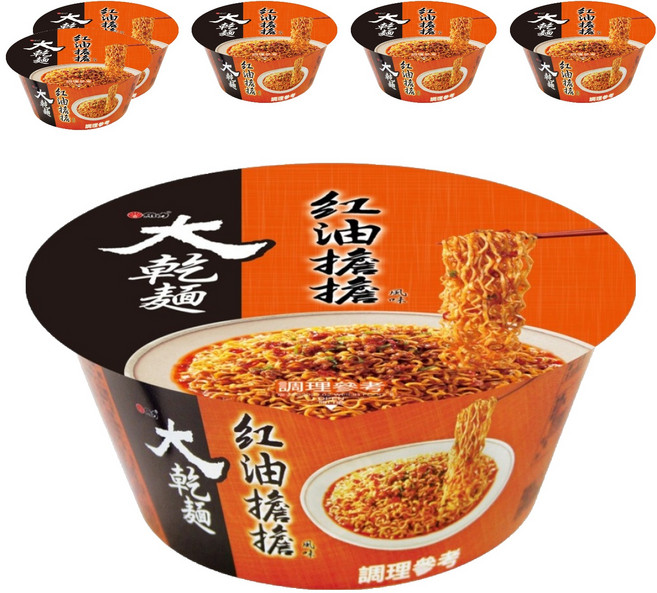 維力 大乾麵 紅油擔擔風味, 6入