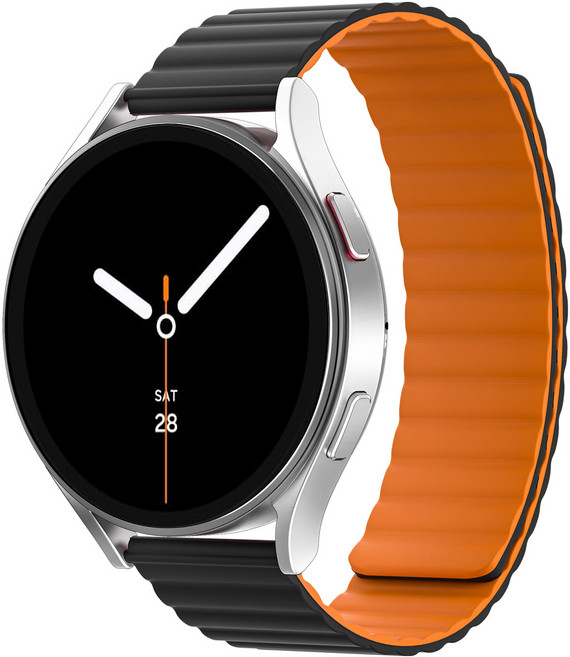 케이맥스 마그네틱 실리콘 밴드, 블랙 오렌지, 1개