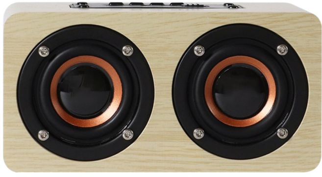 DTAudio 木質藍牙喇叭, WH5, 白楊木
