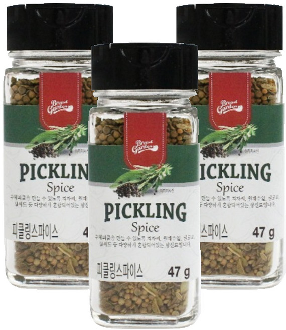 브레드가든 피클링 스파이스, 47g, 3개