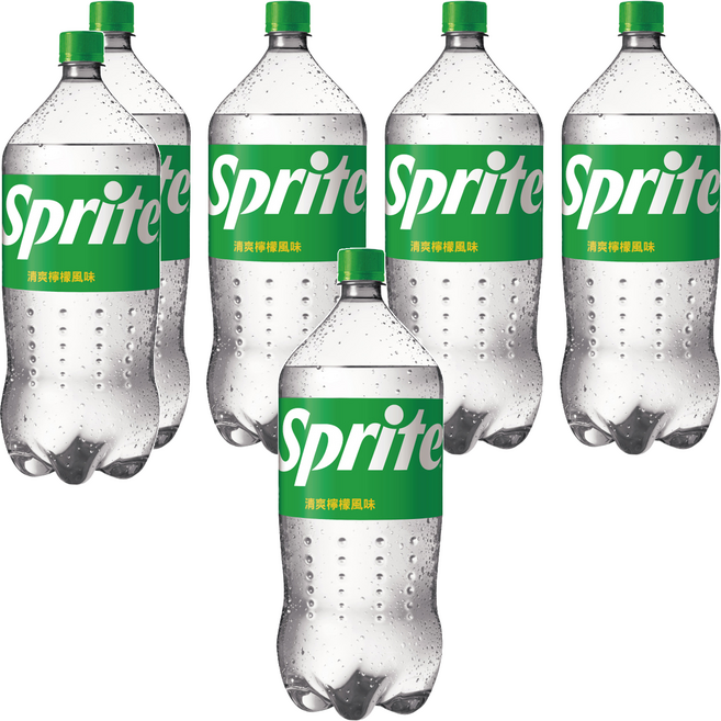 Sprite 雪碧 清爽檸檬風味, 2L, 6瓶