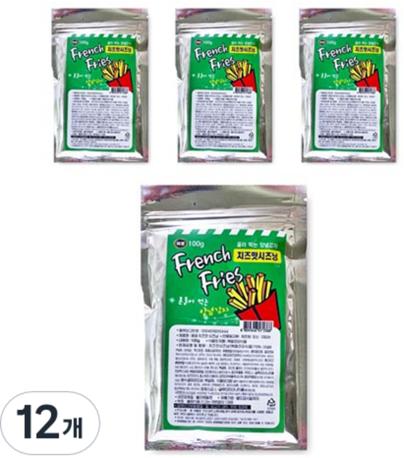 해광 양념 감자 치즈맛 시즈닝 가루, 100g, 12개